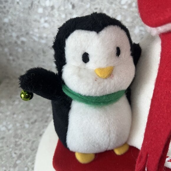 Hallmark JinglePals SNOW WHAT FUN SLEDDERS Animated Snowman Dog Penguin VIDEO - Picture 3 of 17